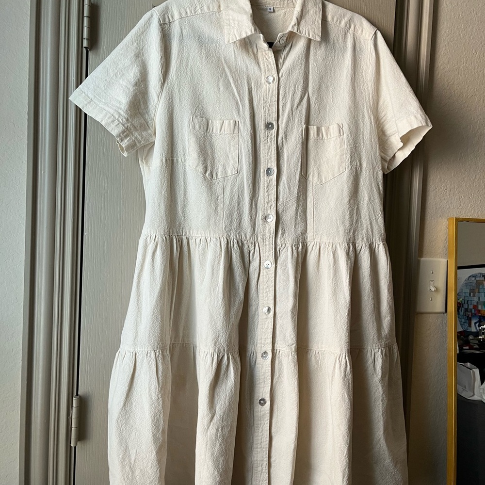 Artisan Cream Dress - Picture 2 of 8